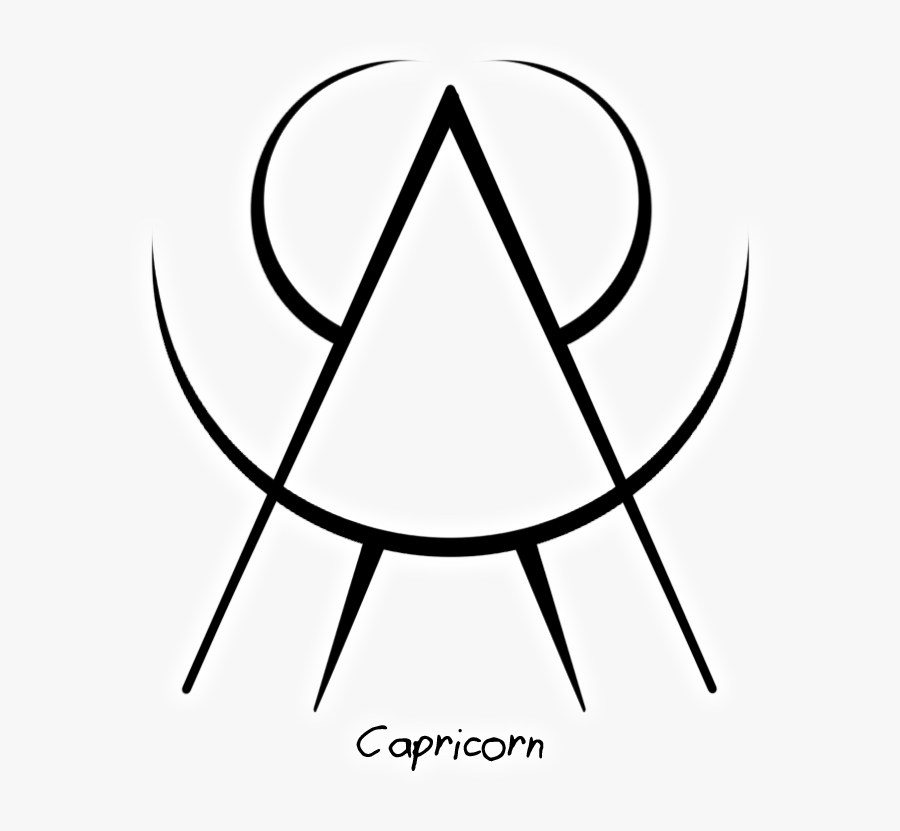 Capricorn Sigil, Transparent Clipart