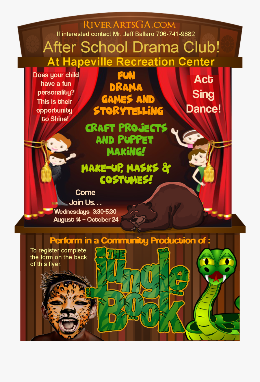 Child Jungle Book Transparent Png - Poster, Transparent Clipart