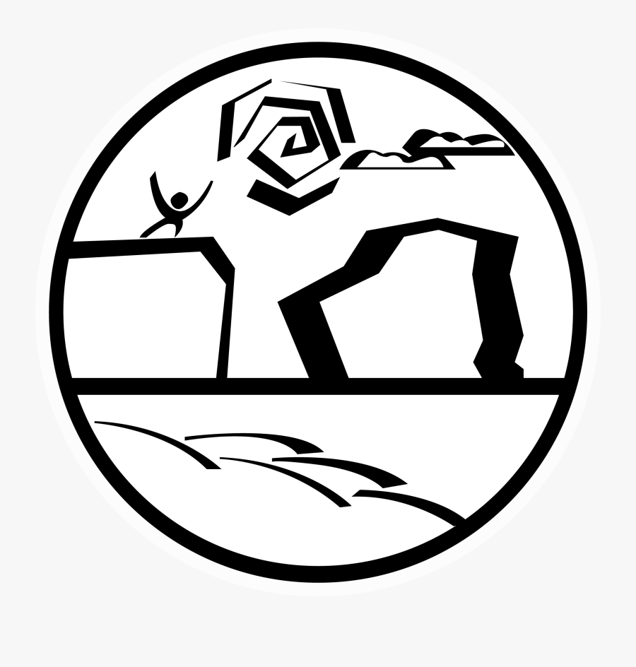 Circle With Horizontal Lines Through, Transparent Clipart