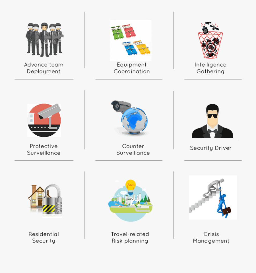 Advance Executive Protection Team, Transparent Clipart