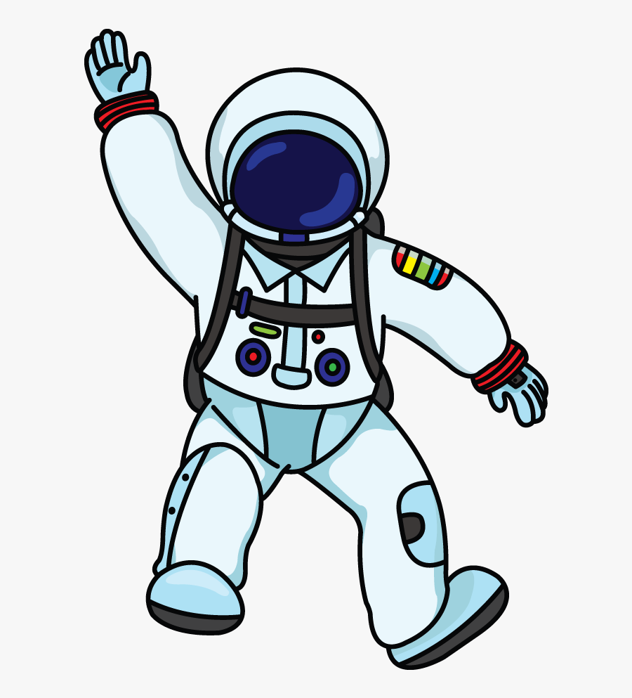 Drawing Area Astronaut - Astronaut Drawing Cartoon, Transparent Clipart