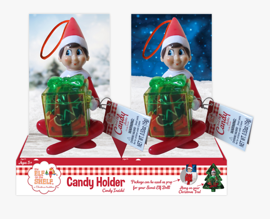 Elf On The Shelf Elf On The Shelf® Candy Dish - Elf On The Shelf Candy Holder, Transparent Clipart