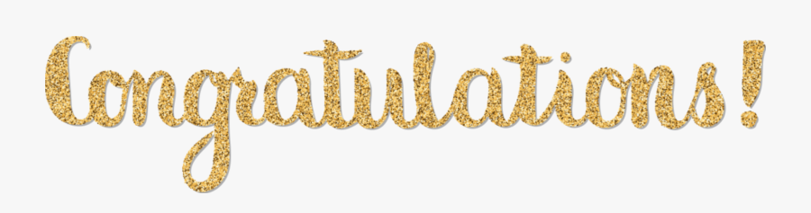 #ftestickers #text #typography #congratulations #gold - Congratulations Gold Transparent Background, Transparent Clipart
