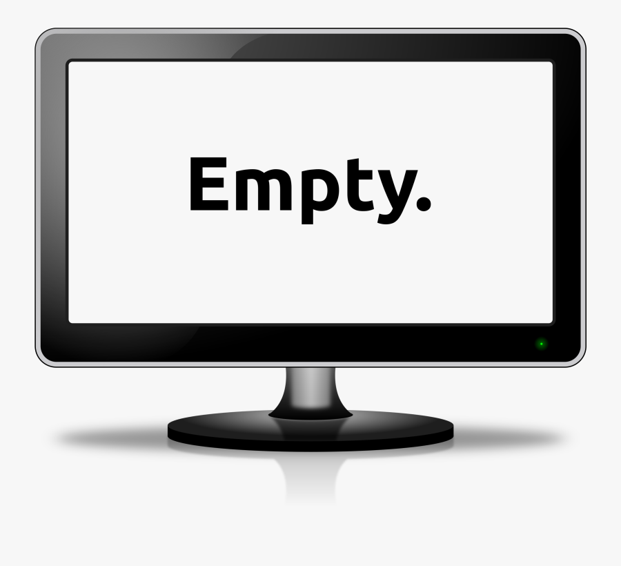 Screen Clipart Old Fashioned - Clipart Computer Monitor, Transparent Clipart