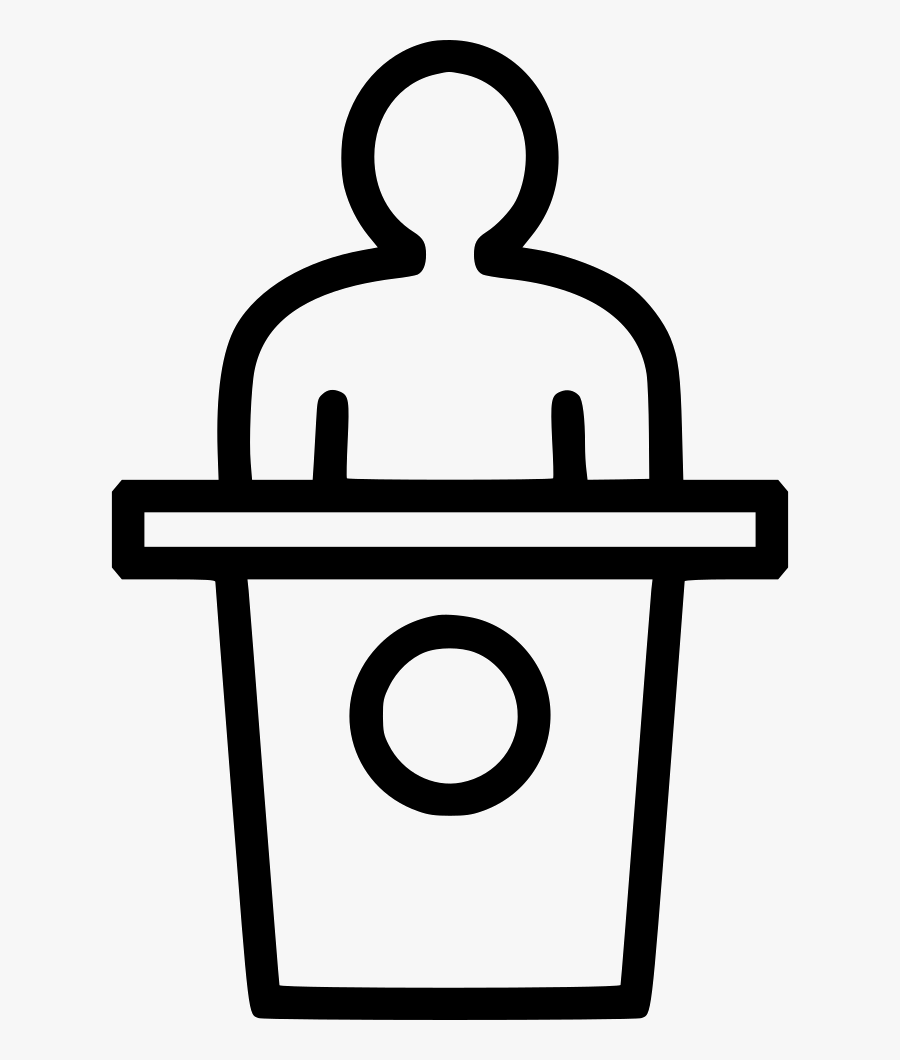 Speech Presentation Politician Deputy Comments - Deputy Icon Png, Transparent Clipart