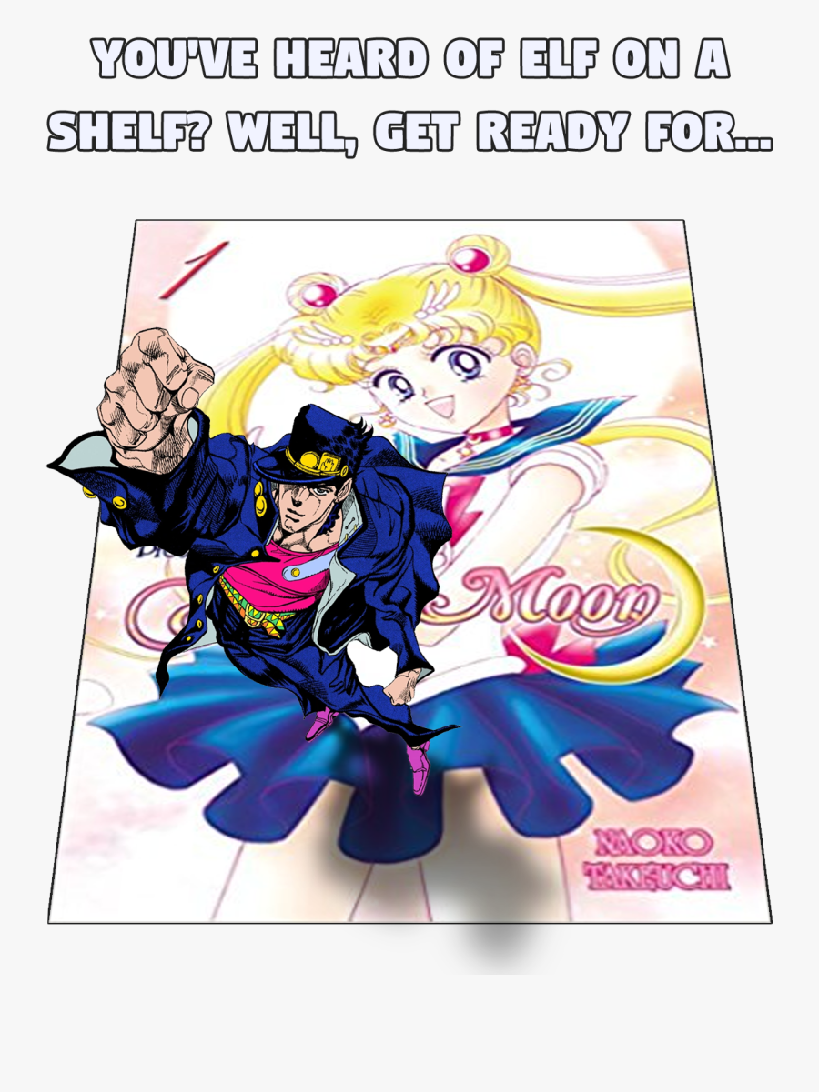 Elf On A Shelf - Jojo's Bizarre Adventure Manga Shelf, Transparent Clipart