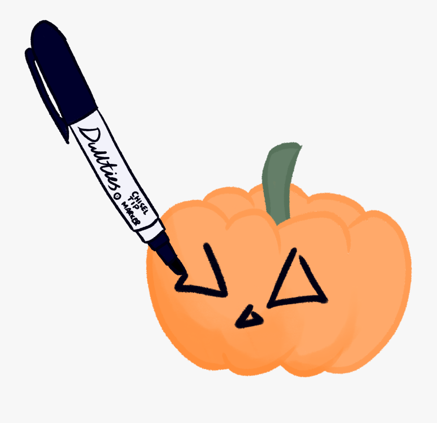 Transparent Pumpkin Carving Clipart - Pumpkin, Transparent Clipart