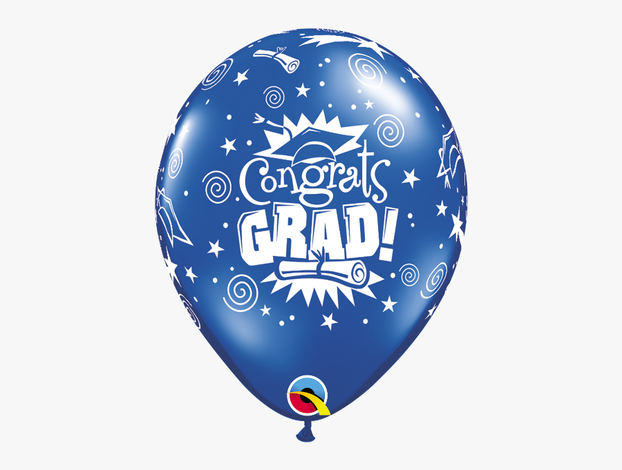 Congrats Grad Balloons Latex, Transparent Clipart
