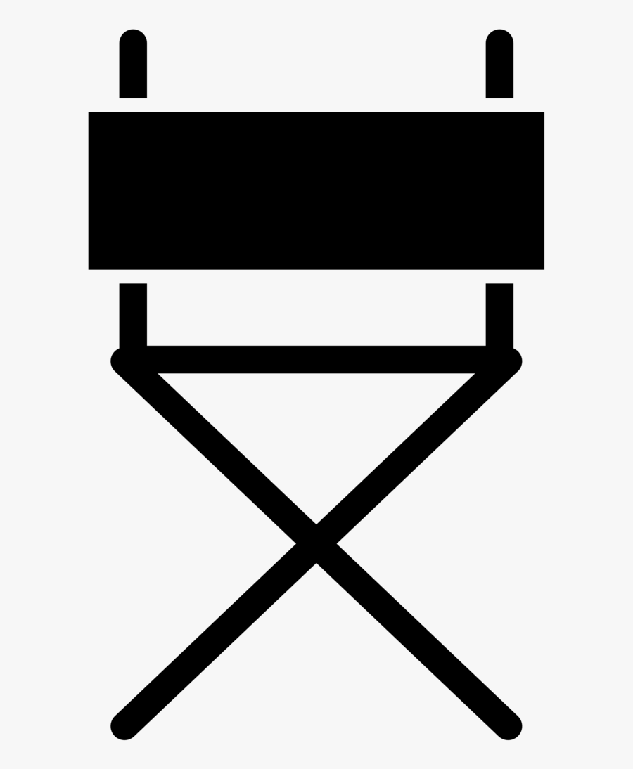 Clipart Chair Hollywood Director, Transparent Clipart