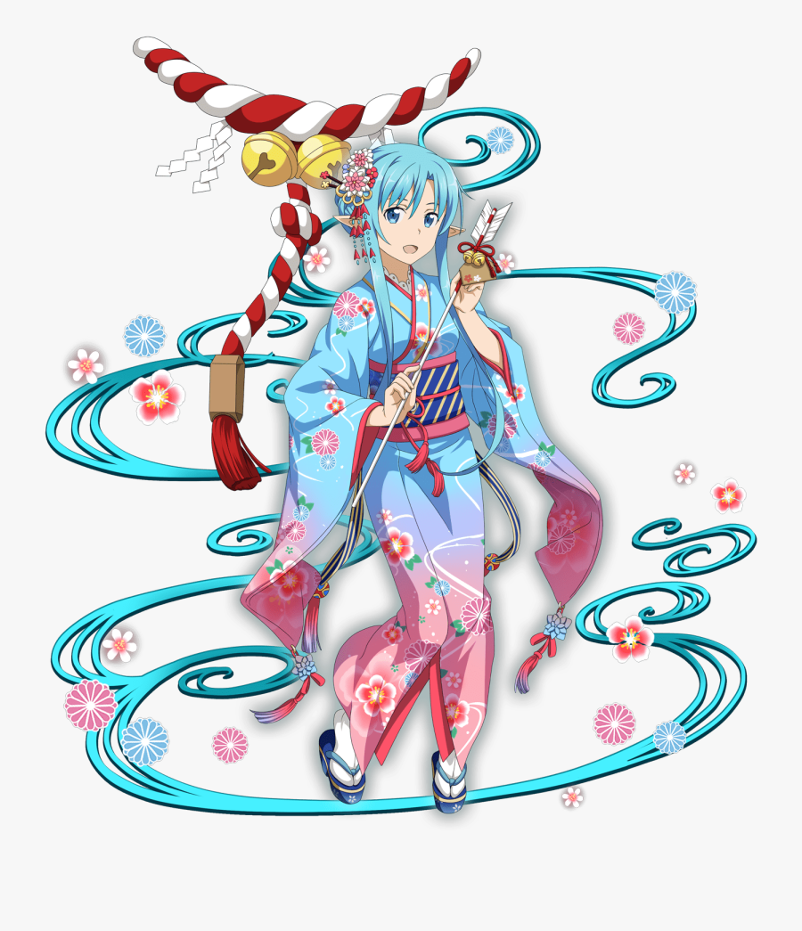 Asuna Clipart Blue Elf - Votive Prayers Asuna, Transparent Clipart