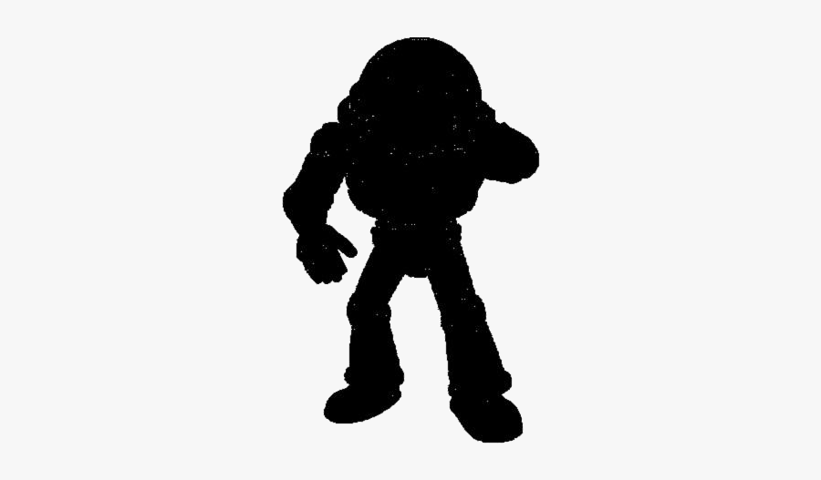 Transparent Toy Story Buzz Clipart Png - Buzz Toy Story Silhouette, Transparent Clipart