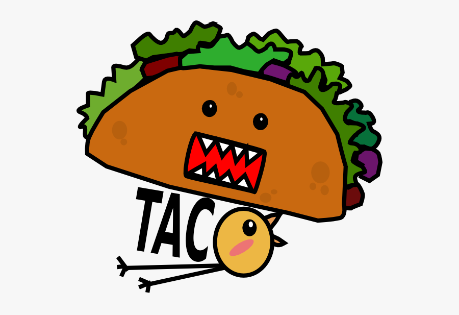 Cartoon Tacos, Transparent Clipart