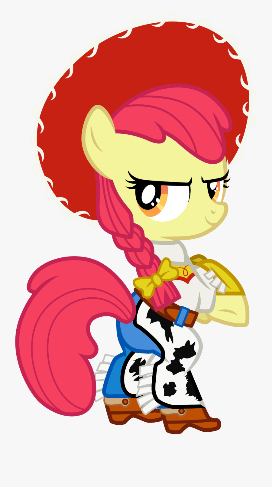 My Little Toy Story And Buzz Lightyear On Mylittledisney - Apple Bloom As Jessie, Transparent Clipart