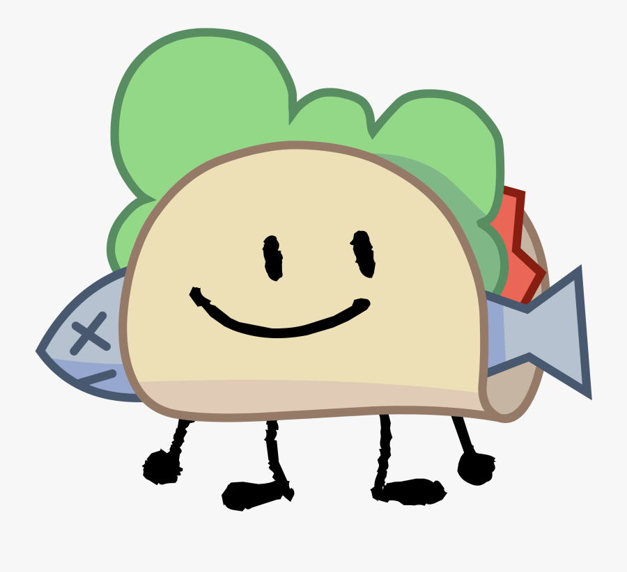 Transparent Taco Clipart Png - Bfb Taco Asset, Transparent Clipart