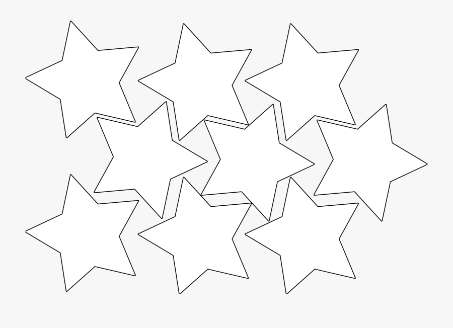 Transparent Black Stars Clipart - Cut Out Mini Stars, Transparent Clipart
