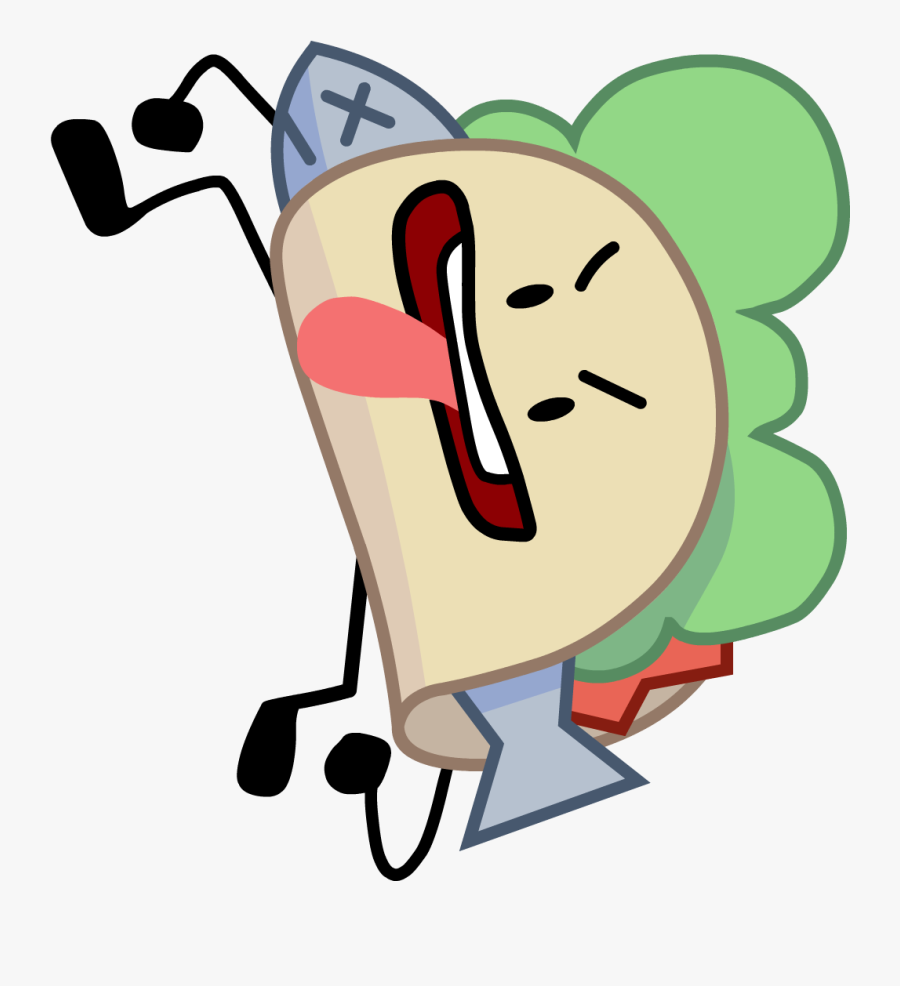Transparent Taco Clip Art - Battle For Bfdi Taco, Transparent Clipart