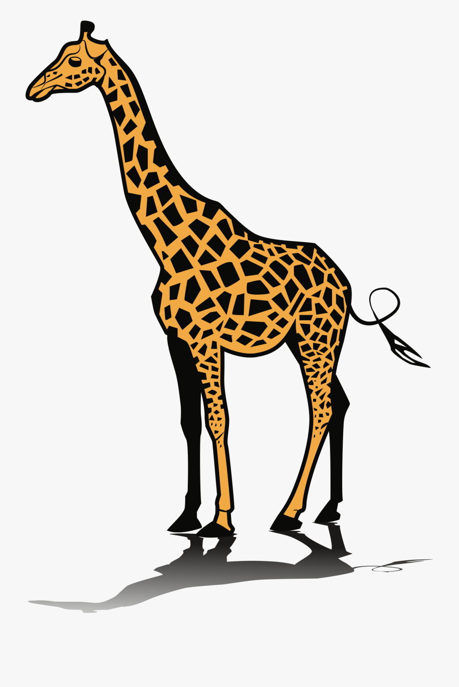 Clipart Giraffe - Clip Art Of Giraffe, Transparent Clipart