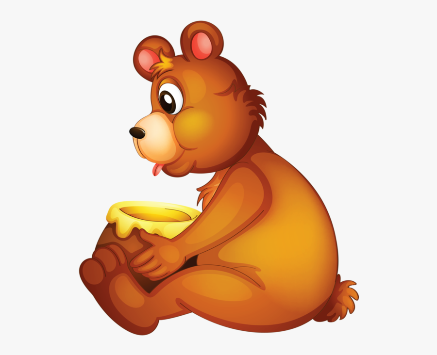 Bear * Animals Images, Zoo Animals, Cute Animals, Bear - Bears And Bee Clipart, Transparent Clipart