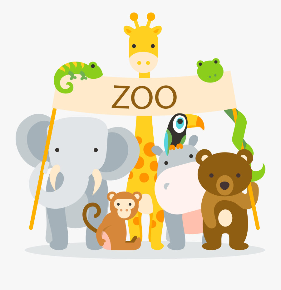 Clip Art Desenho Animal - Visit To The Zoo Short Story, Transparent Clipart