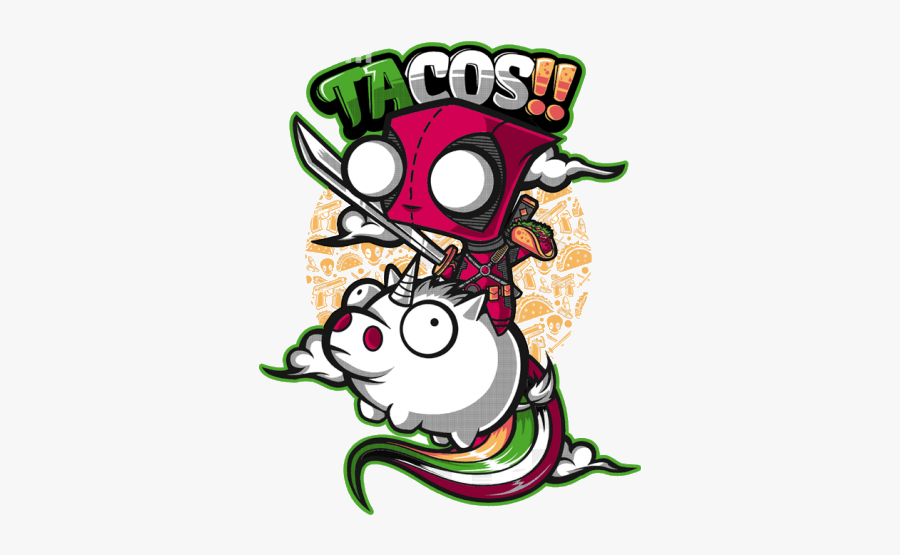 Deadpool Gir Tacos Stunning Free Transparent Png - Deadpool Tacos, Transparent Clipart