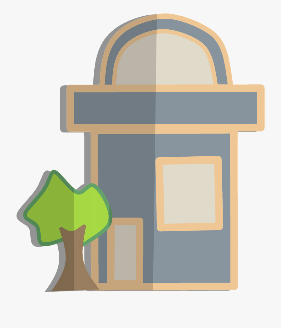 Shop, Tree, Street, Sticker, Vector, Clipart, Symbol - Lumber, Transparent Clipart