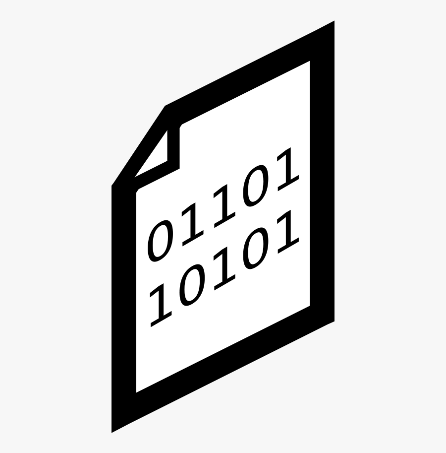 Binary File, Transparent Clipart