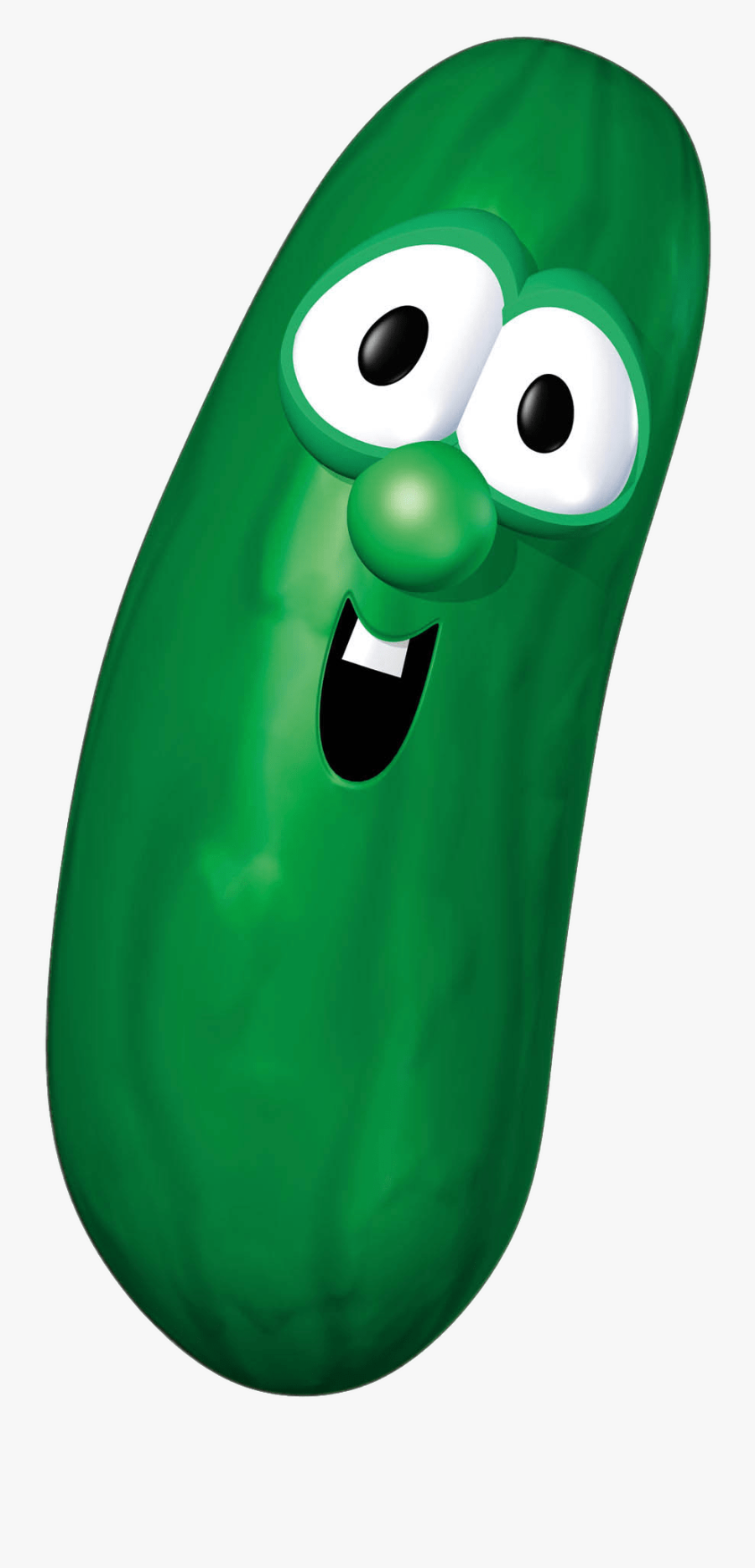 Larry The Cucumber - Veggietales Larry The Cucumber, Transparent Clipart