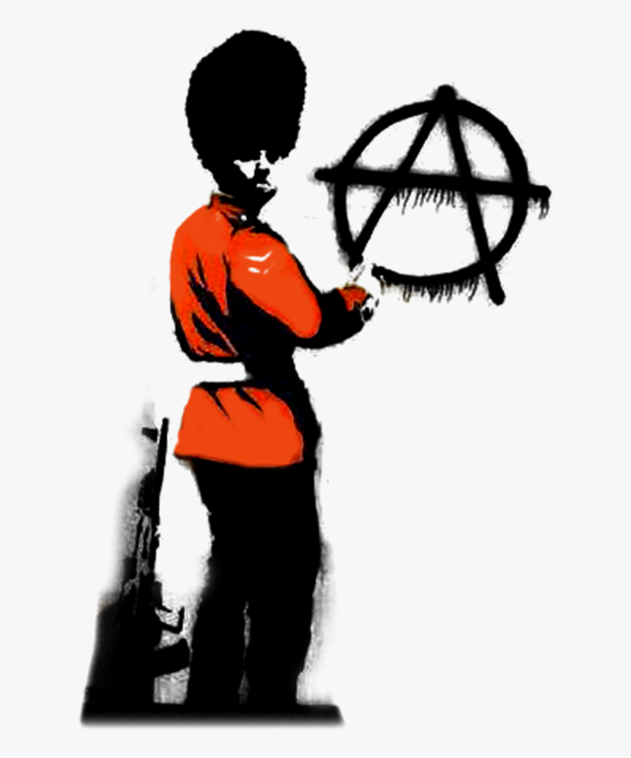 Street Art Graffiti Banksy T-shirt - Banksy Anarchist, Transparent Clipart