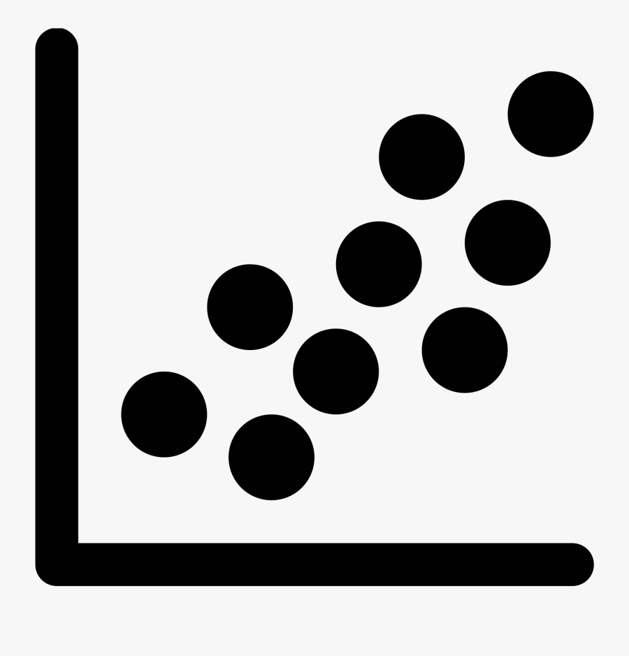 Data Clipart Scatter Plot - Scatter Chart Icon Png, Transparent Clipart