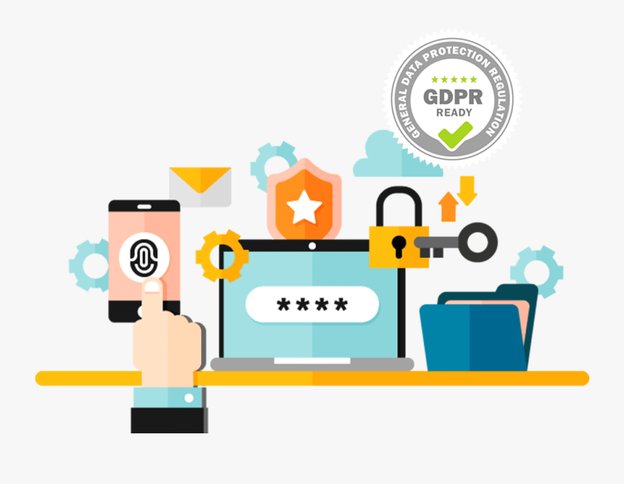 Software Development Clipart Data Entry - Gdpr Png, Transparent Clipart