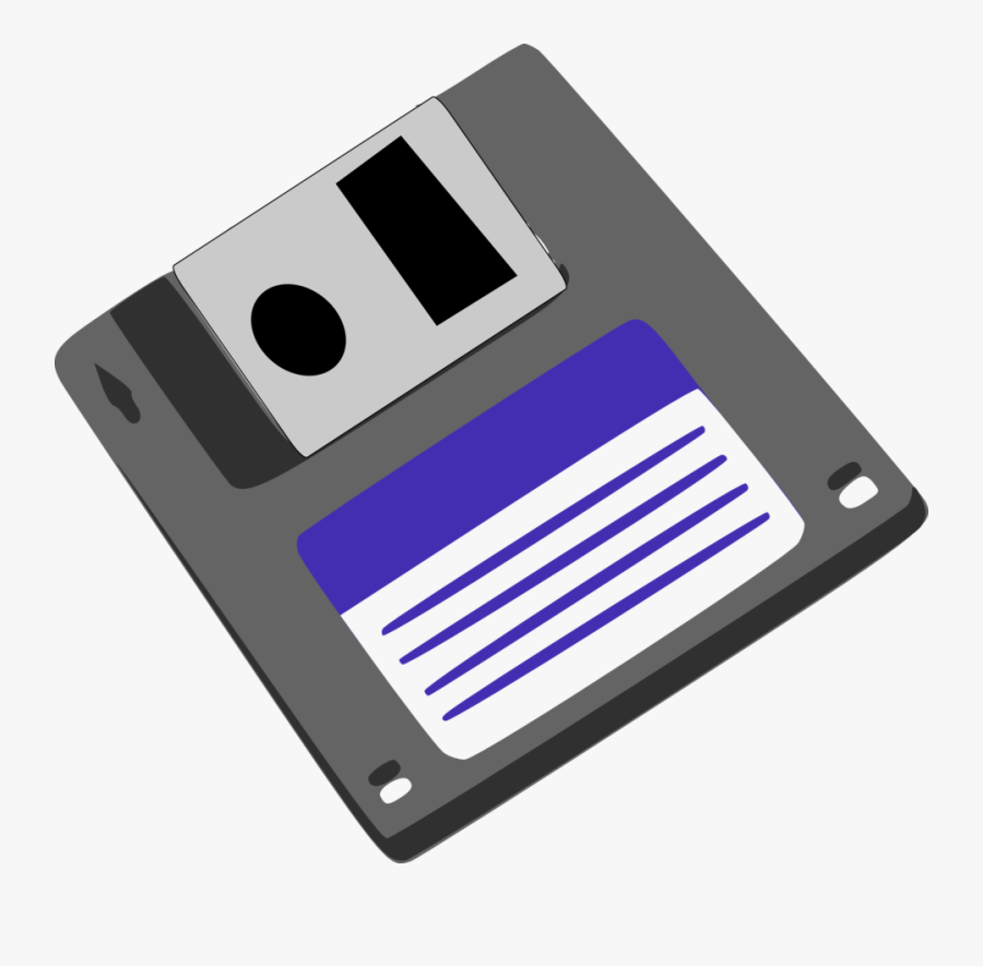Computer Data Clipart - Diskette Clipart, Transparent Clipart