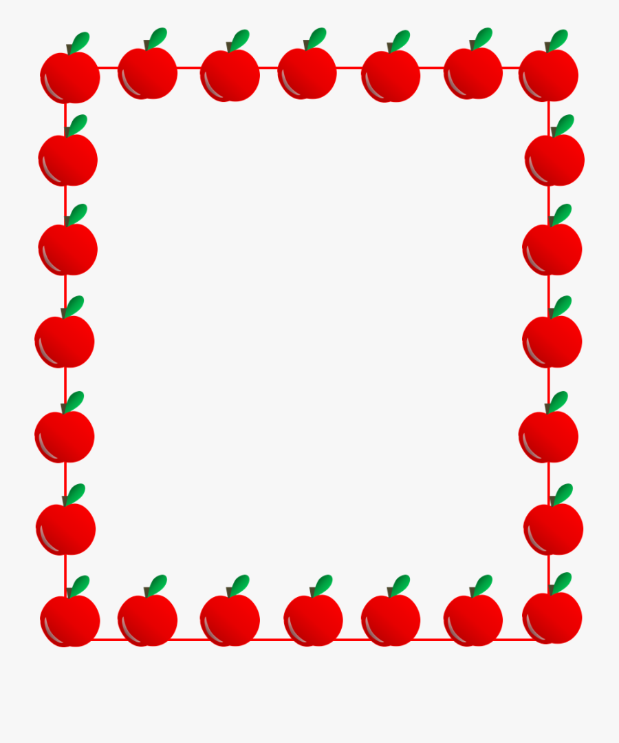 Teachers Clipart Blogspot - Apple Border Clipart Png, Transparent Clipart