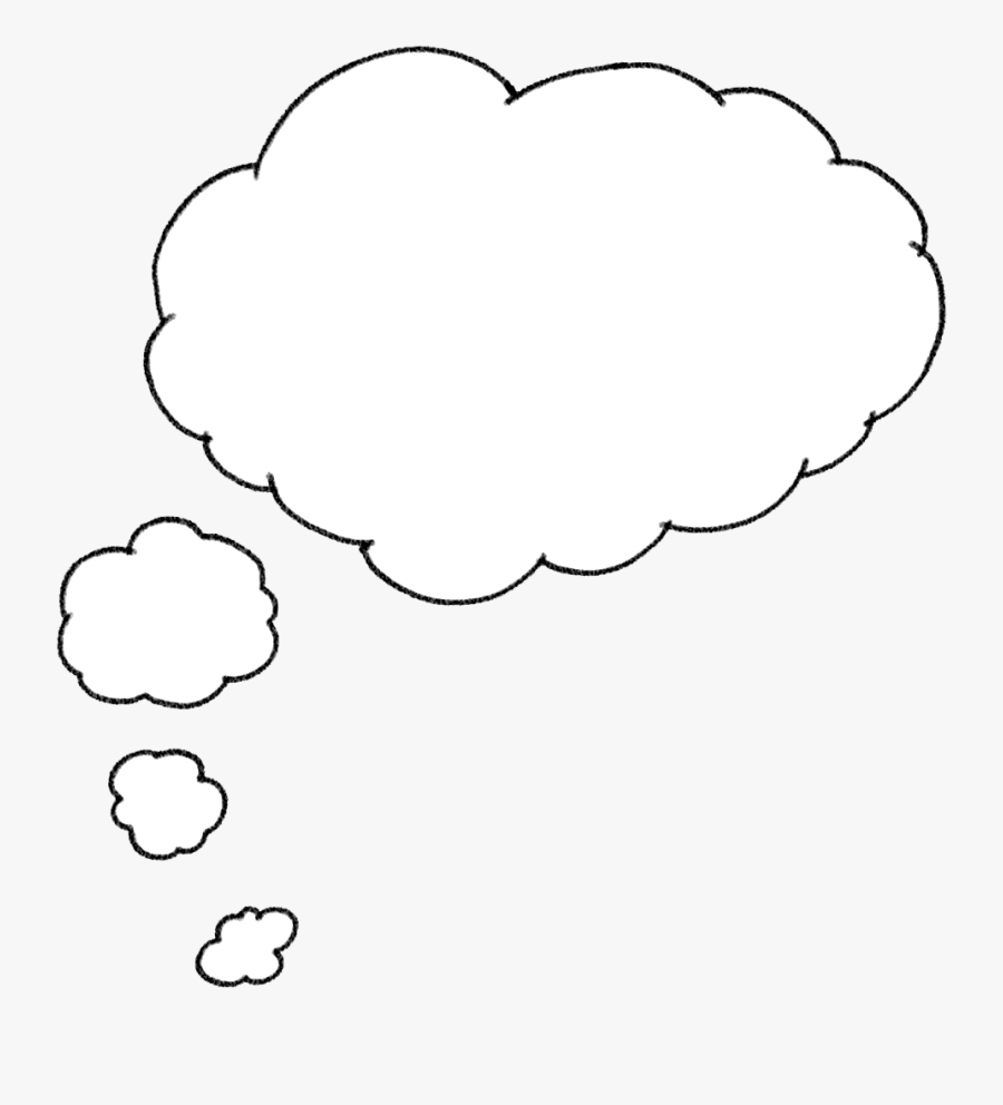 Unlock Respondents - Thinking Bubble Png White, Transparent Clipart