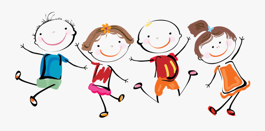 Happy Kids Playing, Transparent Clipart