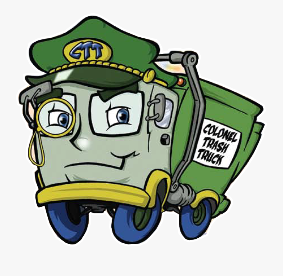 Litter And Green Free - Trash Truck, Transparent Clipart