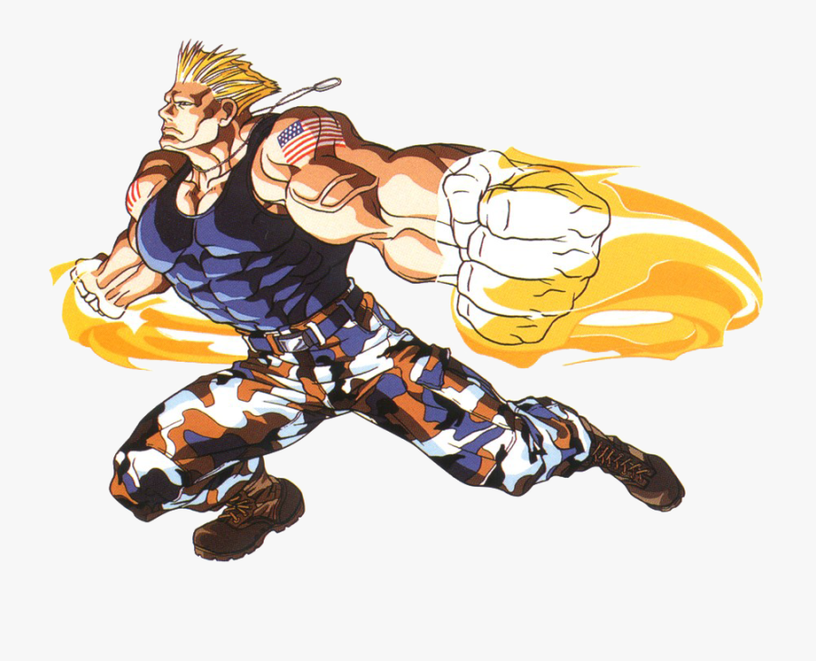 Street Fighter Ii Png Clipart - Street Fighter Guile Power, Transparent Clipart
