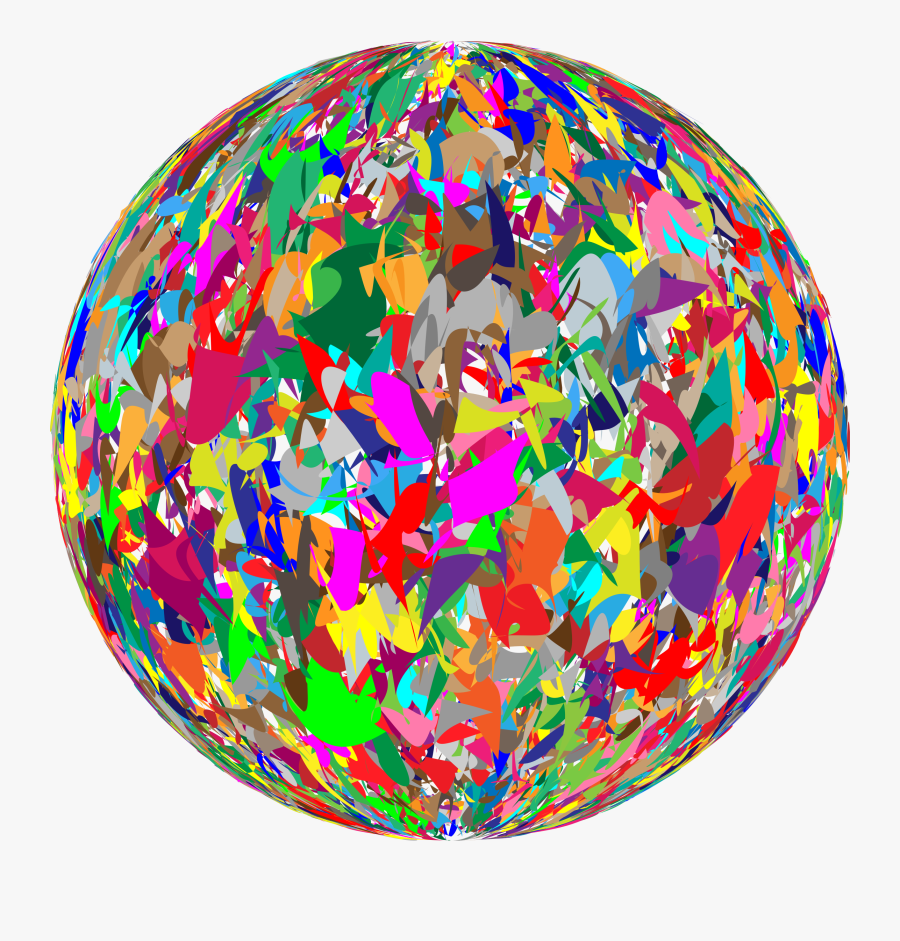 Abstract Paint Balloon Art, Transparent Clipart