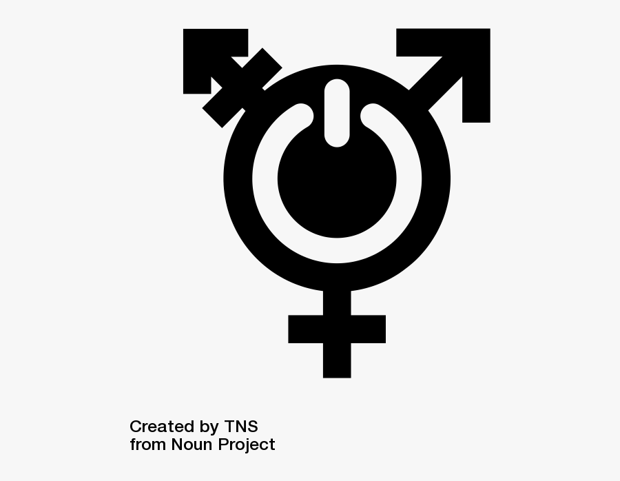Binary Clipart Data Science - Male Female Symbol Clipart, Transparent Clipart