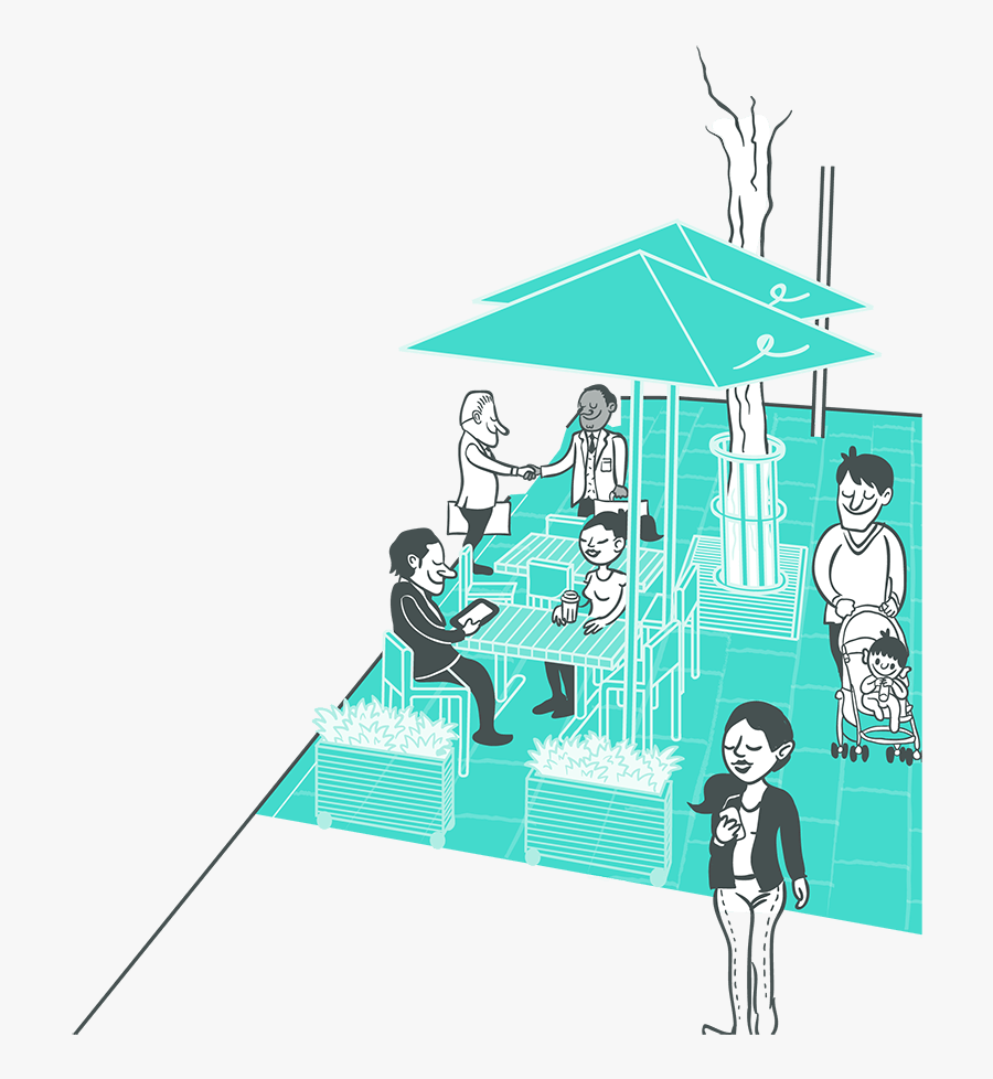 City Life - Illustration, Transparent Clipart