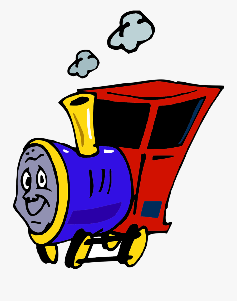 Kids Engine Free Vector - Cartoon Engine Drawing, Transparent Clipart