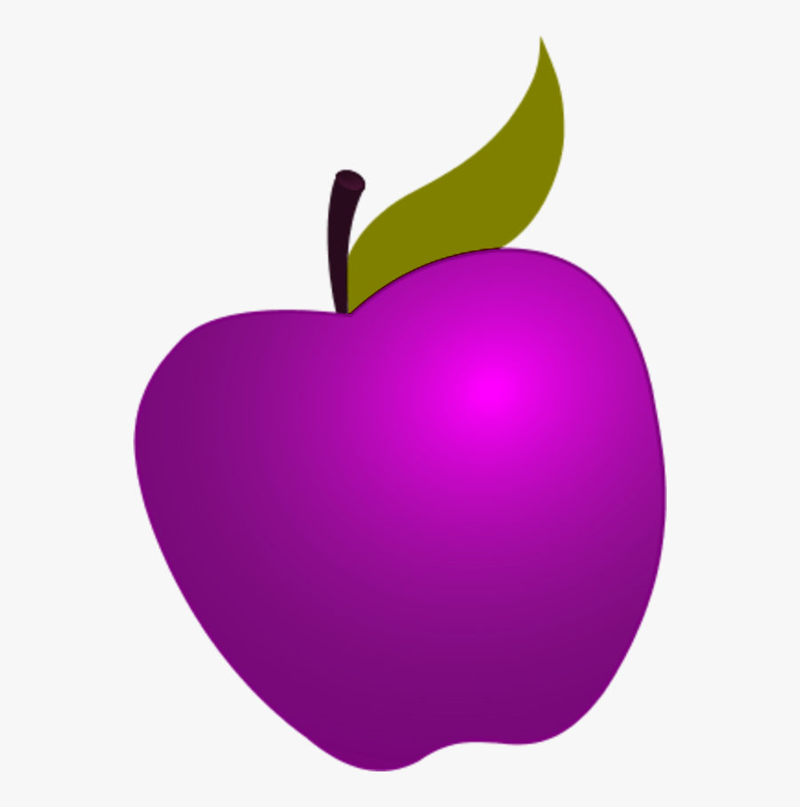 Free Red Purple Cliparts, Download Free Clip Art, Free - Different Colored Apples Cartoons, Transparent Clipart