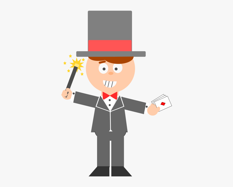 Cartoon Magician - Float Vs Flexbox, Transparent Clipart
