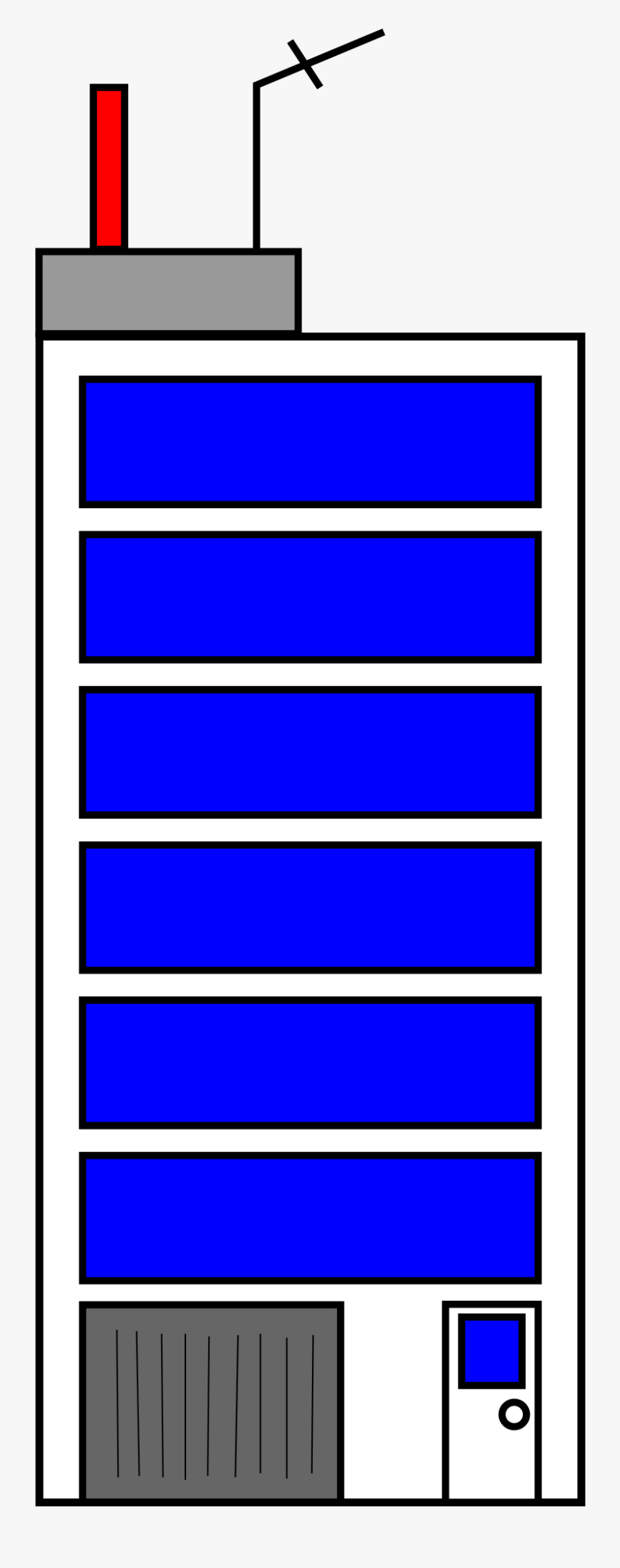 Flat Town Clipart - Windows Server 2016 Hyper V, Transparent Clipart