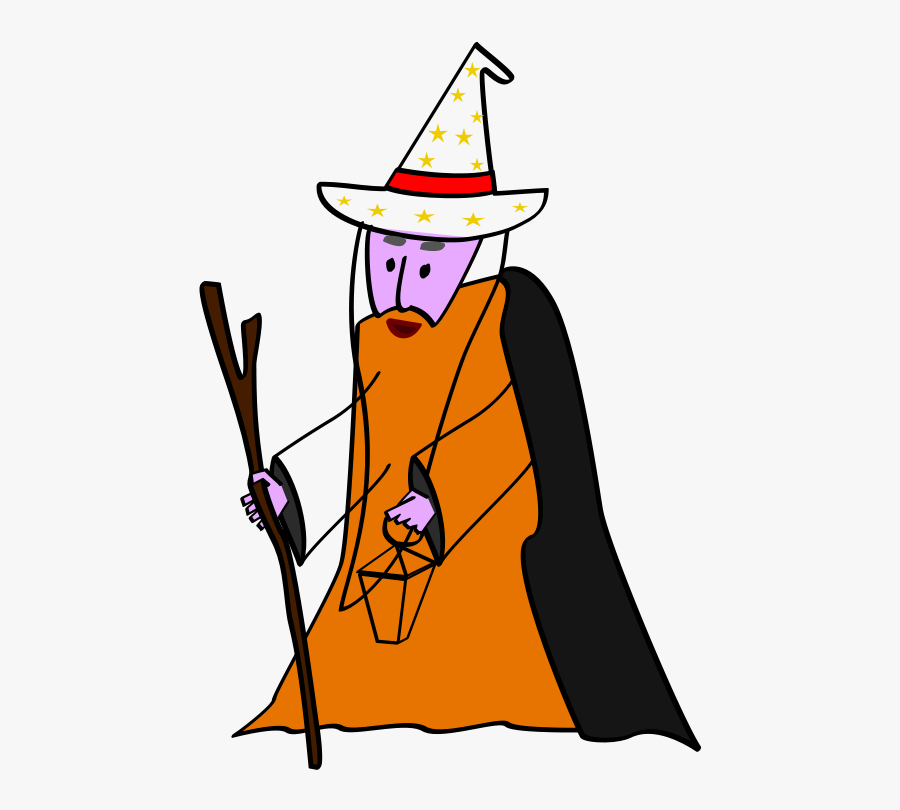 Old Wizard - Clip Art, Transparent Clipart