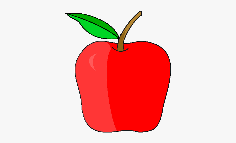 Apple Clipart Plain White - Red Bell Pepper Clipart, Transparent Clipart