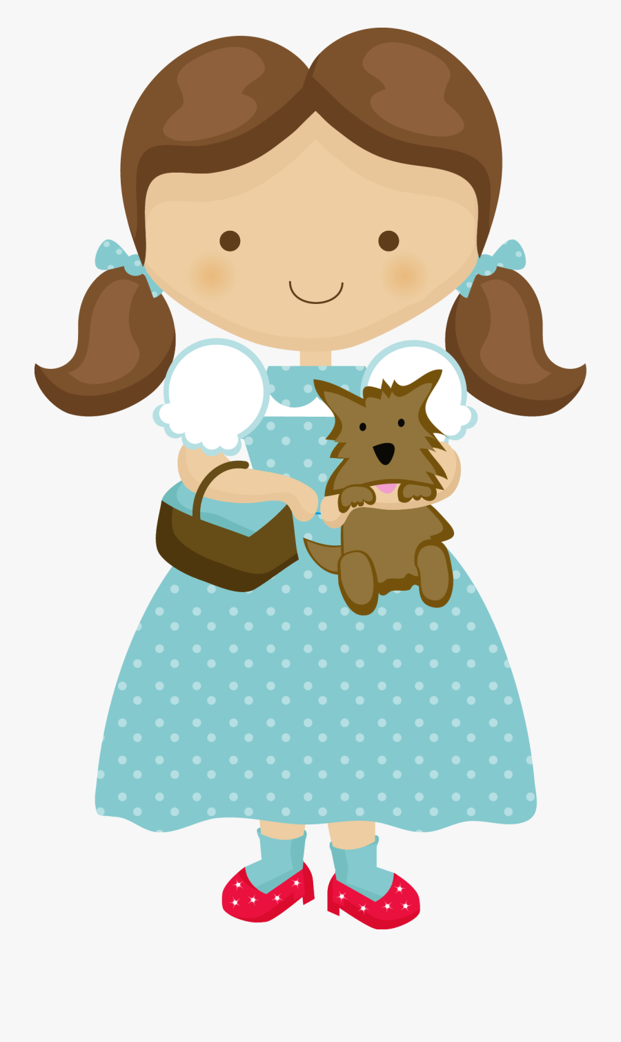 Clipart Dorothy Of Wizard Of Oz - Wizard Of Oz Dorothy Cartoon, Transparent Clipart