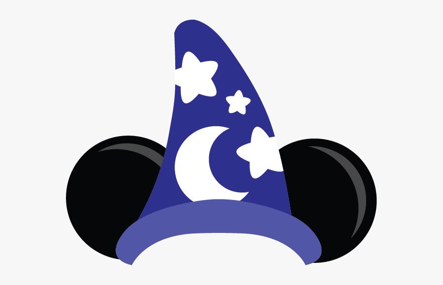 Magical Wizard Hat , $0 - Sombrero De Mickey Mago, Transparent Clipart