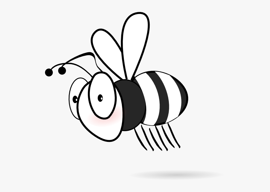 Cartoon Bee Transparent Background, Transparent Clipart