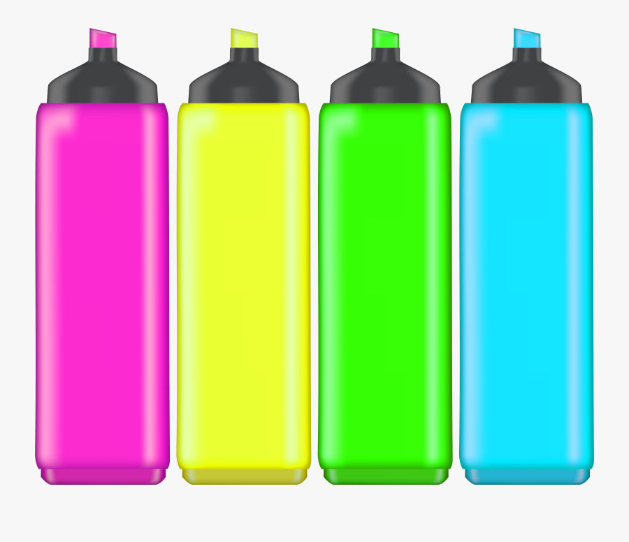 Highlight Markers Png Clip Art, Transparent Clipart