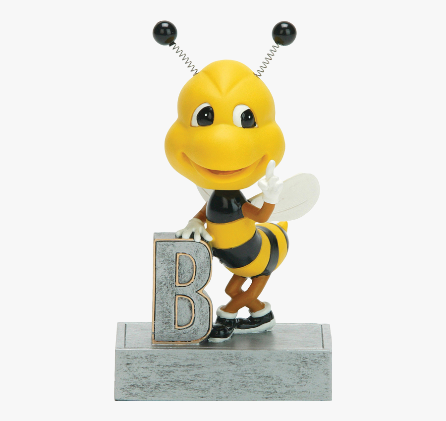 Spelling Bee Bobblehead Resin Trophy Award - Bee Award, Transparent Clipart